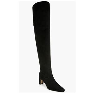 Sam Edelman Women's Shea Over the Knee Boots Black Suede Size 9 NWOB Luxe Boot